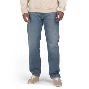 CALVIN KLEIN Blue Tundra Relaxed Straight Leg Jeans